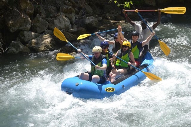Visit Montego Bay Dunn's River Falls and River Rapids Adventure in Ocho Rios, Jamaica