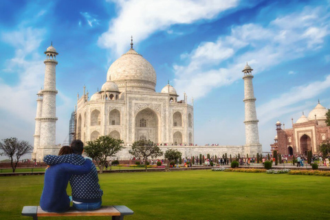 Från Delhi: Privat Taj Mahal-dagstur med lunch