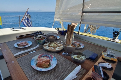 Hersonissos: Dia Island Private Sailing Cruise with Meal Private Cruise from Hersonissos to Dia Island