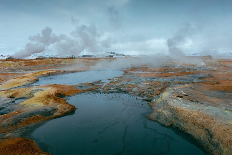 Z Akureyri: wycieczka po jeziorze Myvatn, kraterach i wodospadach