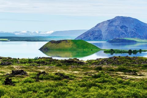 From Akureyri: Myvatn Lake, Craters, & Waterfall Tour