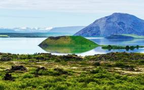From Akureyri: Myvatn Lake, Craters, & Waterfall Tour