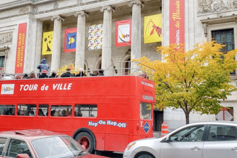 Montreal: Double-Decker Guided Bus Tour at Night