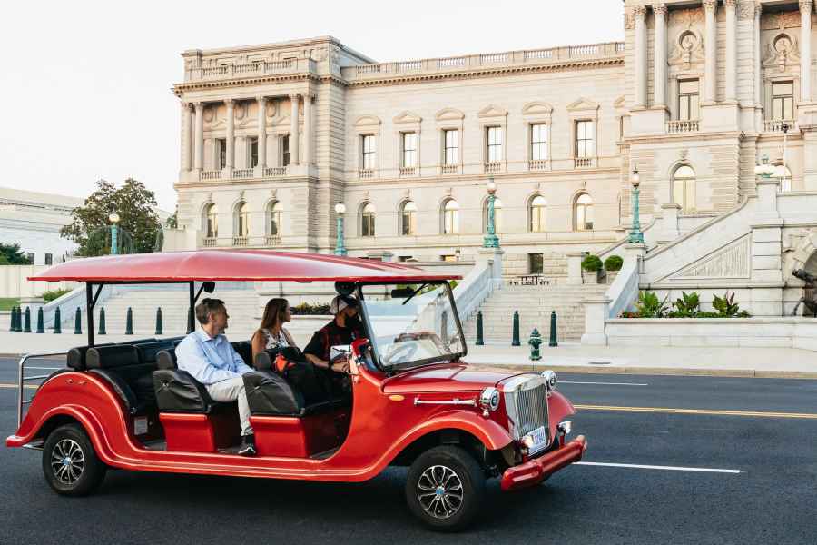 Washington, D.C.: National Mall-Sightseeing-Tour Elektro-Fahrzeug. Foto: GetYourGuide