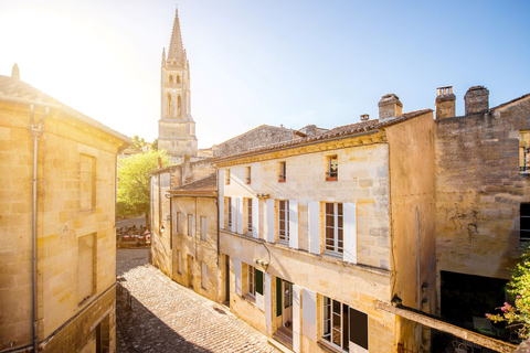 Från Bordeaux: Halv dags tur till St Émilion för vinprovning