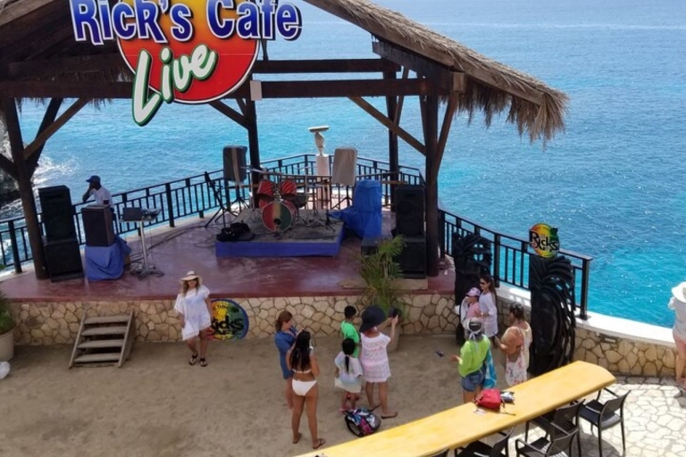 From Falmouth: Negril Beach Margaritaville and Ricks Cafe