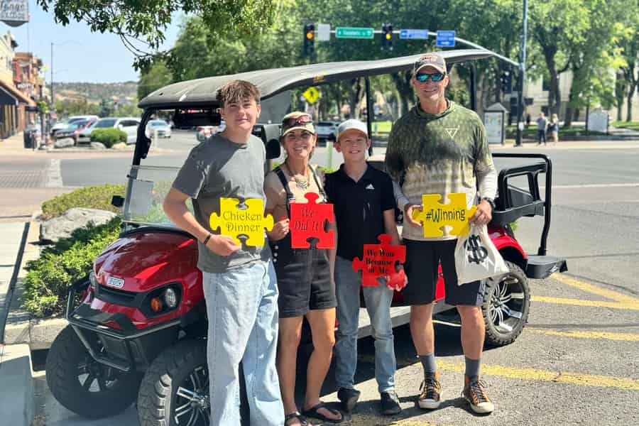 Prescott: Wild West Heist Puzzle Ride Adventure. Foto: GetYourGuide Prescott: Wild West Heist Puzzle Ride Adventure. Foto: GetYourGuide