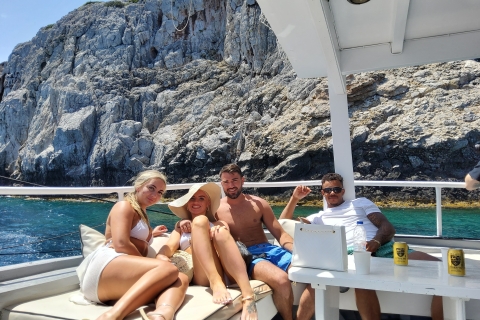 Rhodes: Boat Tour with Snorkeling, Swimming, Lunch & Drinks