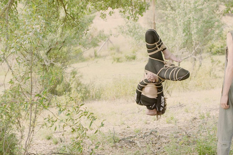 Shibari op het strand!touw ervaringsdag