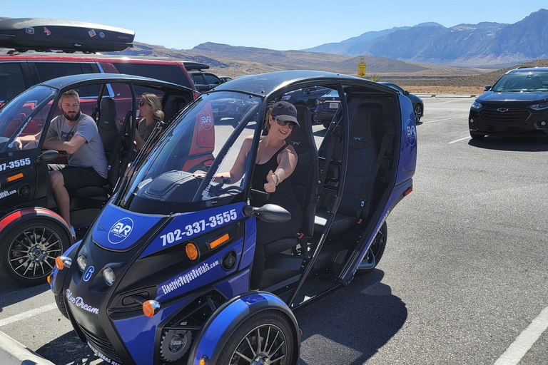 De Las Vegas: Aventura de carro elétrico autônomo na Red RockDe Las Vegas: Red Rock Electric Car Self Drive Adventure