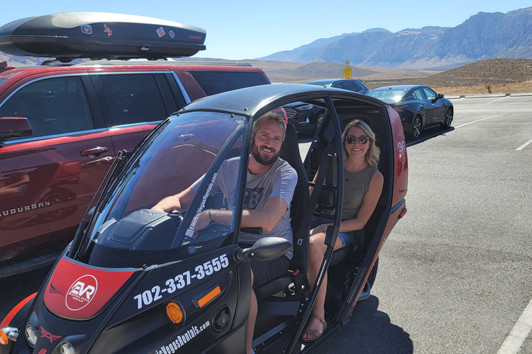 De Las Vegas: Aventura de carro elétrico autônomo na Red RockDe Las Vegas: Red Rock Electric Car Self Drive Adventure