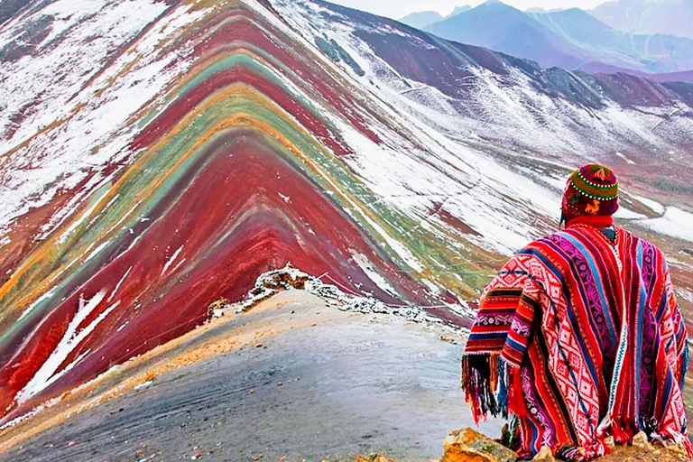 Ausflug zum Regenbogenberg von Cusco aus.Von Cusco aus: Exkursion zum Regenbogenberg.