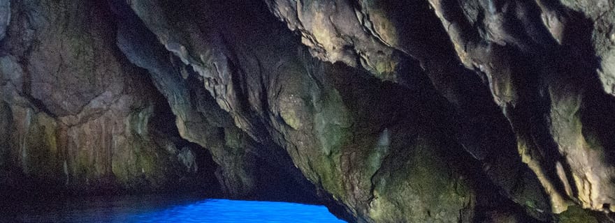 Palinuro : excursion en bateau le long de la côte et visite de la grotte bleue