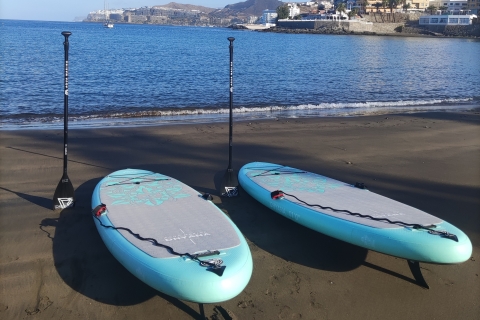 2h Stand Up Paddle Board Unterricht auf Gran Canaria
