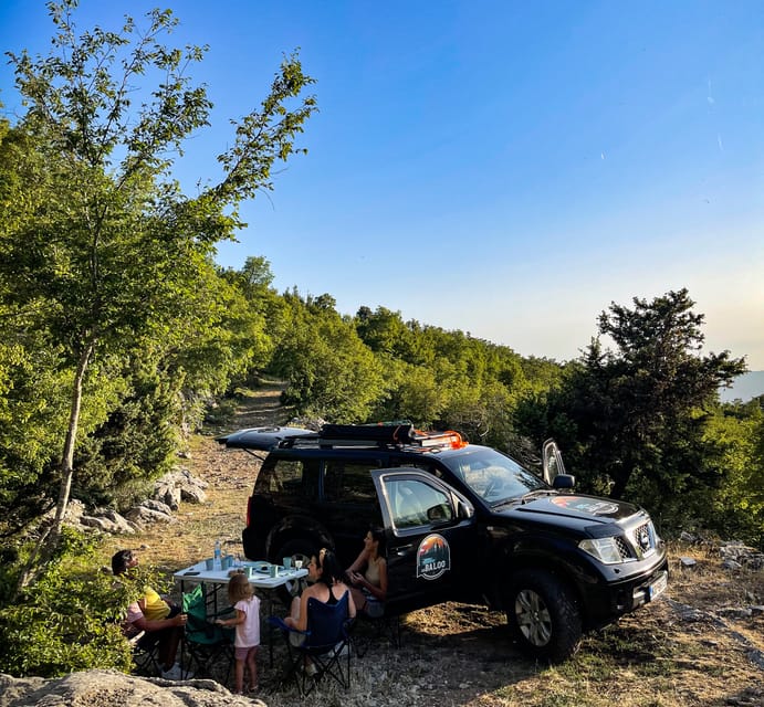 Kotor Baai En Vestingen Off Road Avontuur Proeverij Van Eten