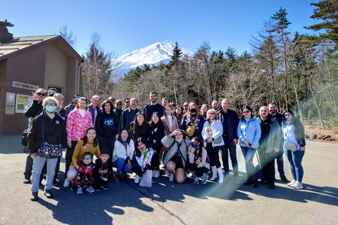 Desde Tokio: tour de 1 día a monte Fuji y crucero en HakoneTour sin almuerzo desde Matsuya Ginza, vuelta en autobús