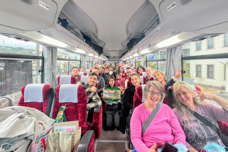 Van Tokio naar de berg Fuji: dagtour en rondvaart HakoneTour met lunch vanaf het LOVE-standbeeld － terugreis per bus