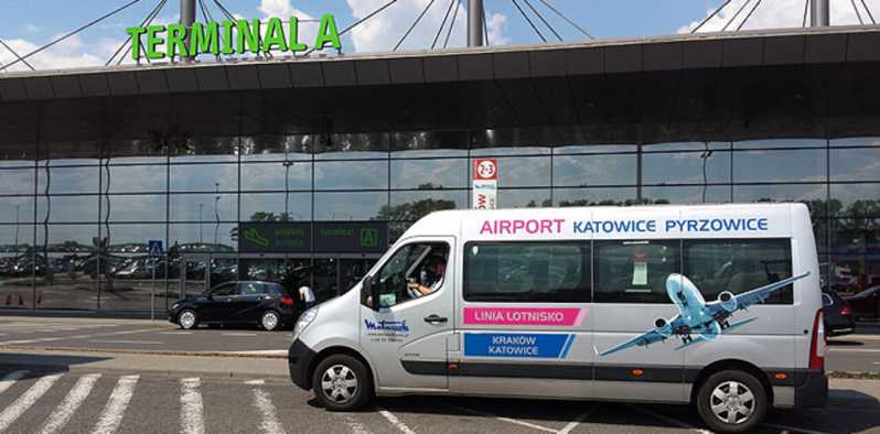 Katowice: Transfer autobusowy między lotniskiem KTW a Katowicami Sądowymi