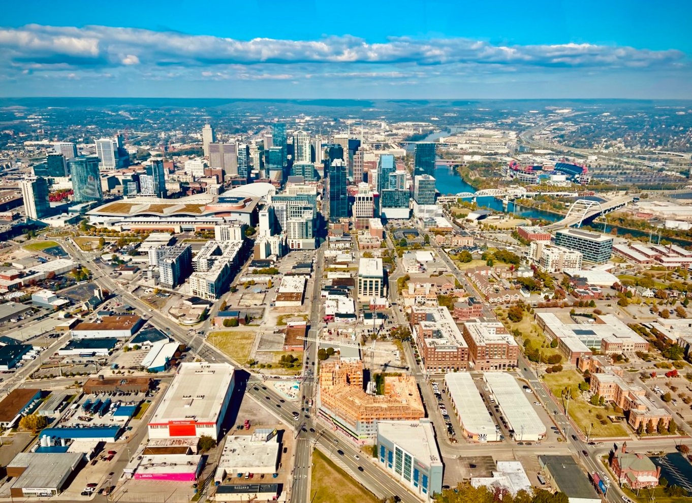 Nashville: Helikopter-oplevelse i centrum