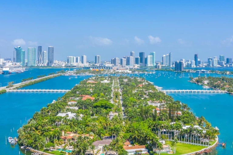 Miami: tour privado en helicóptero romántico con champán