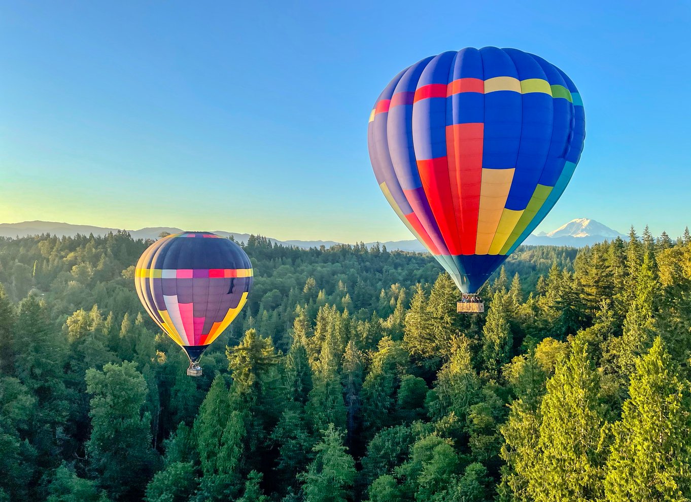 Seattle: Mt. Rainier solopgangsvandring i varmluftsballon