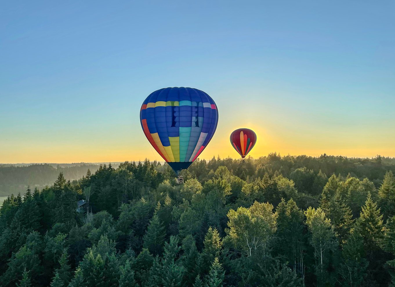 Seattle: Mt. Rainier solopgangsvandring i varmluftsballon