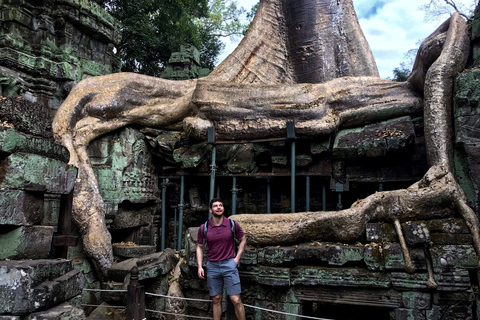 Siem Reap: Ganztägiges Angkor Wat-Tempel-Erlebnis mit SonnenuntergangGanztägige private Besichtigung von Angkor mit Sonnenuntergang