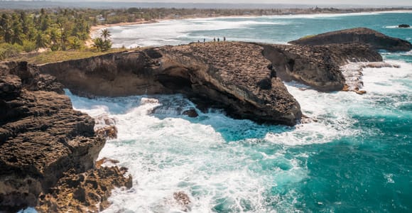 From San Juan: Full-Day Cave and Waterfall Adventure Tour