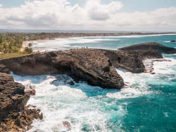 From San Juan: Full-Day Cave and Waterfall Adventure Tour