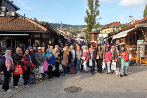 Sarajevo Grand Tour: Inbegrepen kosten, afhalen, Bosnische koffieSarajevo Grand Tour: Wandeltocht, Oorlog, Olympische Spelen, Natuur