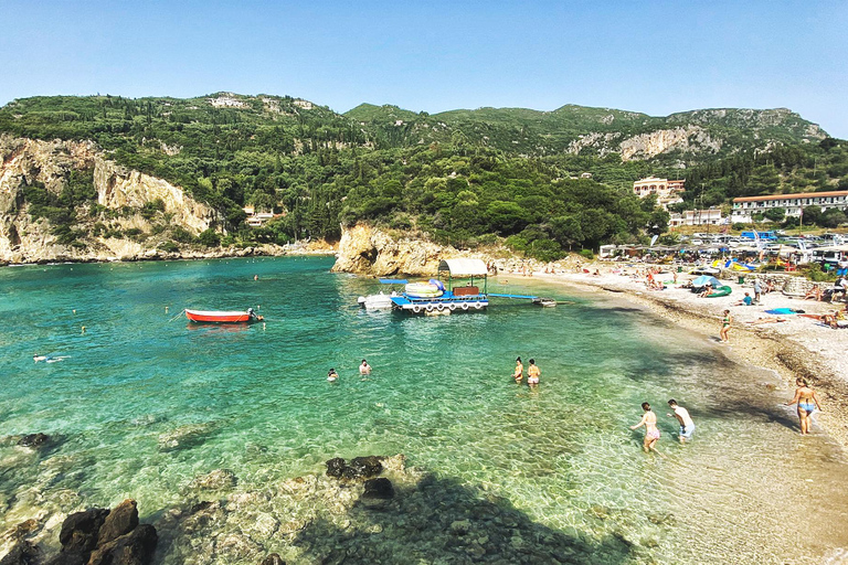 Corfú: Natación en Palaiokastritsa y Puesta de Sol en AfionasCorfú: Baño en Palaiokastritsa y Puesta de Sol en Afionas