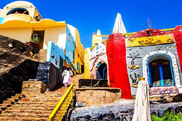 Von Hurghada: 6-tägige Kreuzfahrt nach Assuan mit Heißluftballon