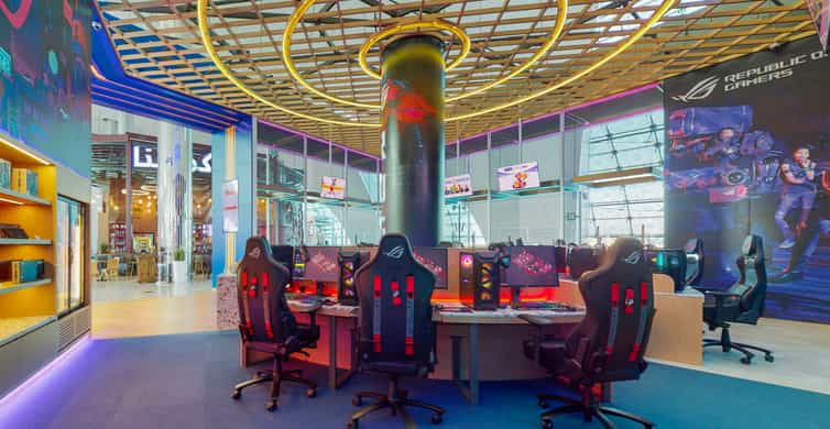 Dubai: Video Gaming Lounge in DXB Airport T3 Entry Ticket | GetYourGuide