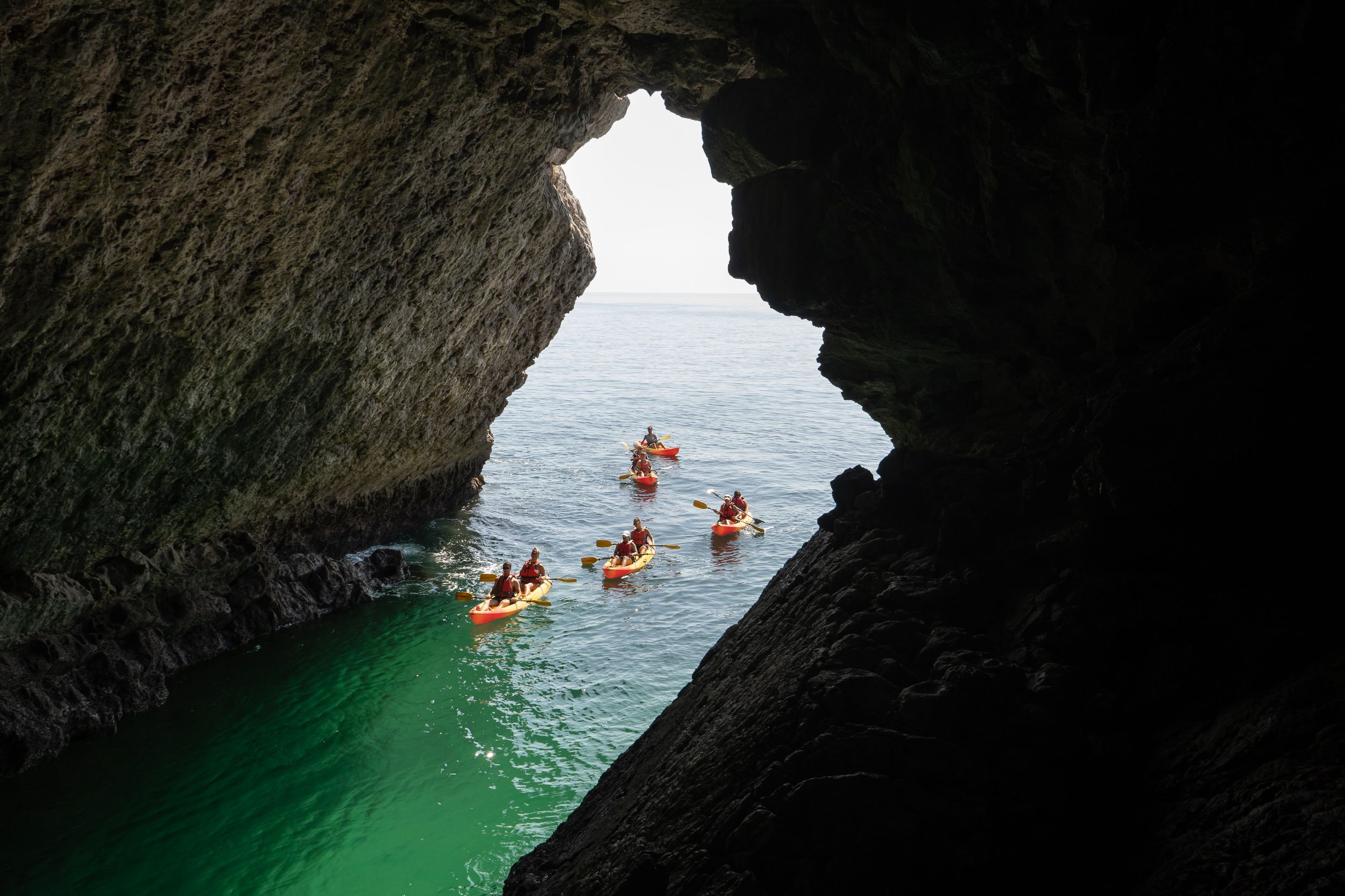 Sesimbra: Kajaktour im Naturpark Arrábida