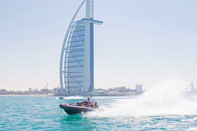Dubaï : Excursion en bateau avec collations, baignade et photos120mins SeaNic PicNic - Self-Drive Boat Tour (Groupe privé)