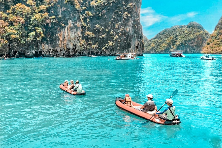 Phang Nga Bay: Kanu-Bootsfahrt bei Sonnenuntergang/Dämmerung & AbendessenPhang Nga Bay Twilight Tour mit Kajak & mit Sonnenuntergang