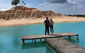 Bintan desert and blue lake