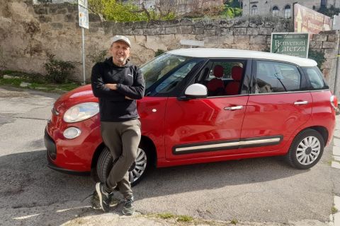 Bari: Customizable Day Trip in a Fiat 500 Large