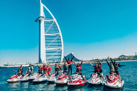 Dubaj: Jet Ski Tour, w tym Burj Khalifa i Marina1-godzinna wycieczka