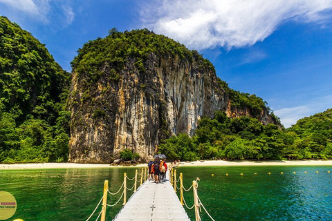 Depuis Ao Nang, Krabi : excursion d'une journée aux îles Hong + point de vueEn bateau rapide : excursion d'une journée dans les îles Hong + point de vue