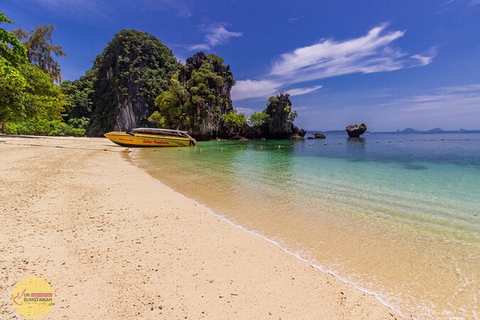 Z Ao Nang, Krabi: jednodniowa wycieczka po wyspach Hong + punkt widokowyŁodzią Longtail: jednodniowa wycieczka grupowa po wyspach Hong + punkt widokowy