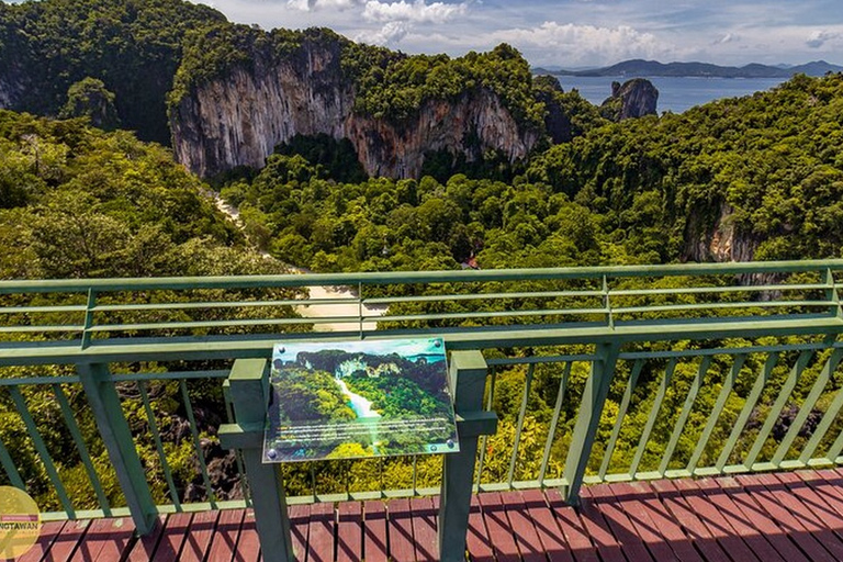 Z Ao Nang, Krabi: jednodniowa wycieczka po wyspach Hong + punkt widokowyŁodzią Longtail: jednodniowa wycieczka grupowa po wyspach Hong + punkt widokowy