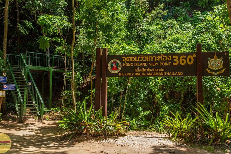 Depuis Ao Nang, Krabi : excursion d'une journée aux îles Hong + point de vueEn bateau rapide : excursion d'une journée dans les îles Hong + point de vue