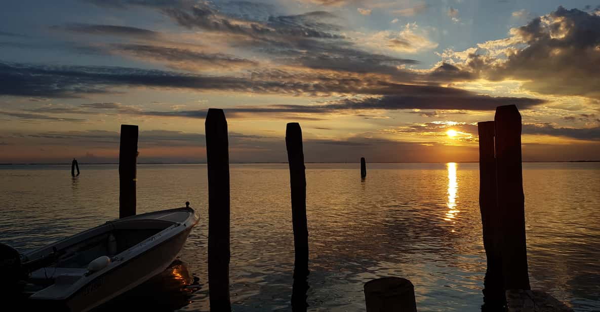 Chioggia: Venetian Lagoon Sunset Boat Tour and Aperitif | GetYourGuide