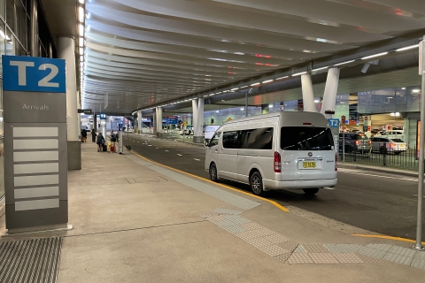 Sydney: luchthaventransfer van en naar CBD HotelsVanaf centraal gelegen hotels naar de luchthaven