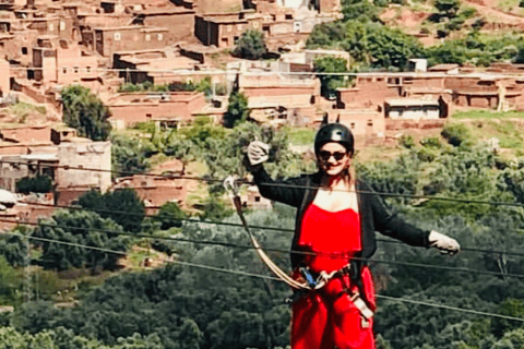 From Marrakesh: Zip-Line & Hike in the Atlas Mountains