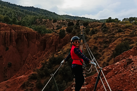 From Marrakesh: Zip-Line & Hike in the Atlas Mountains