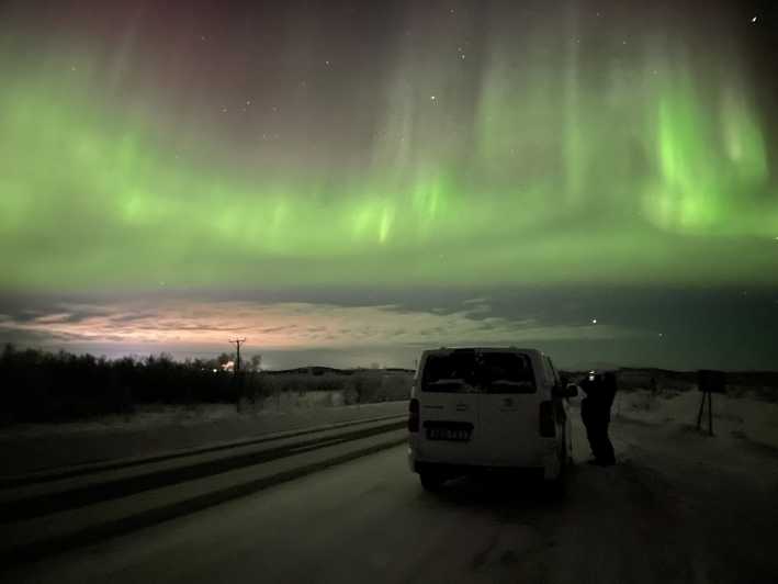 Von Kiruna aus: Abisko-Nationalpark-Nordlichttour