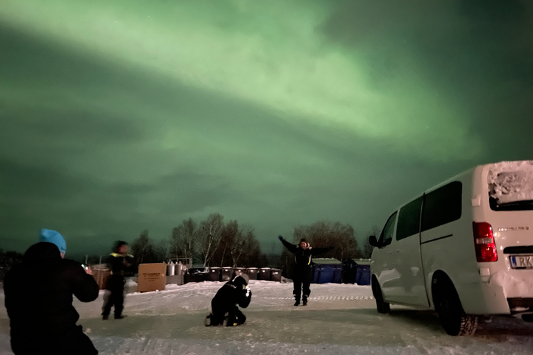 Wycieczka minibusem w świetle zorzy polarnej do Parku Narodowego Abisko