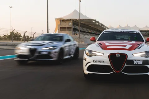 Abu Dhabi : Expérience de conduite de l'Alfa Romeo Guilia Quadrifoglio
